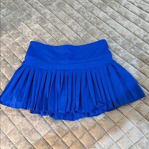 Goldhinge Blue Pleated Women’s Skirt